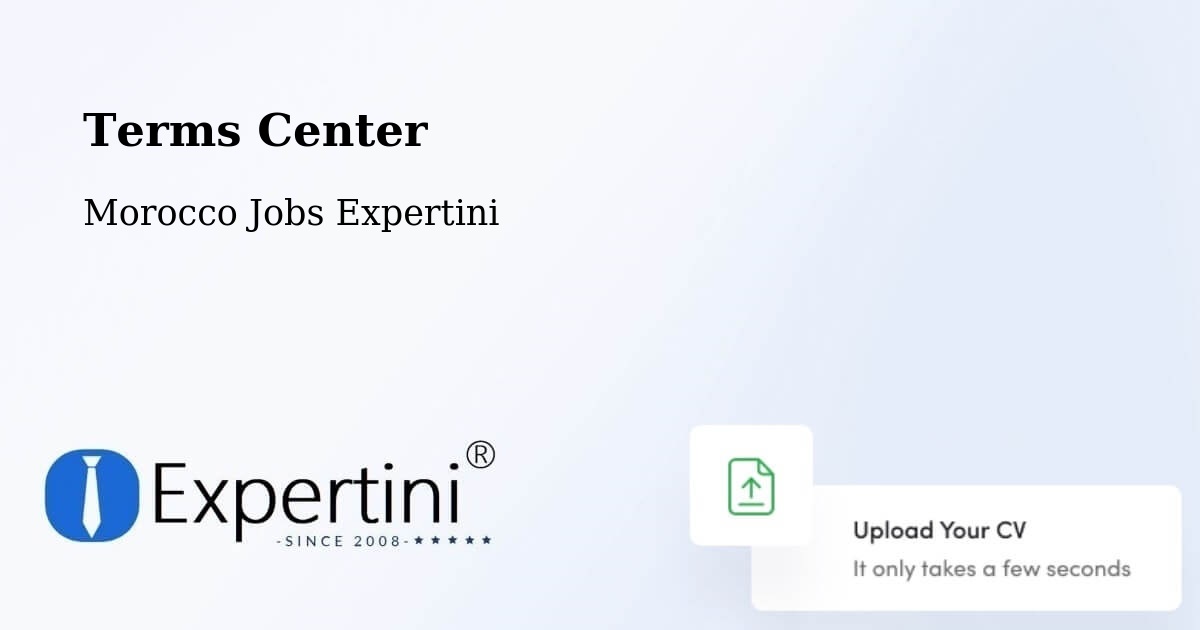 Terms of Service – Arbaoua - Morocco Jobs Expertini